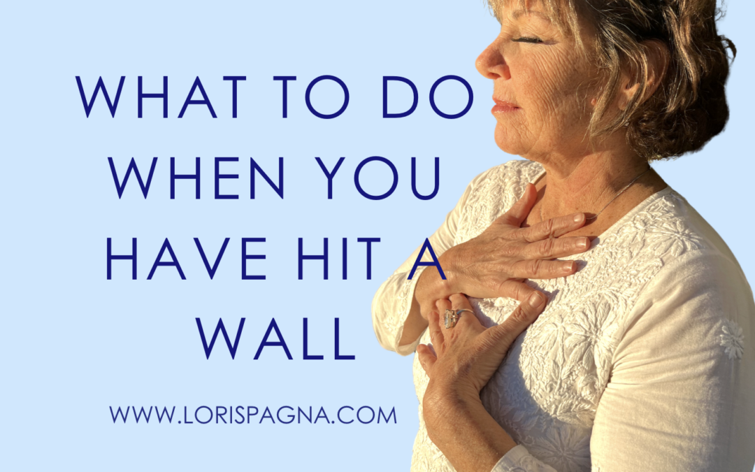 What To Do When You Have Hit The Wall